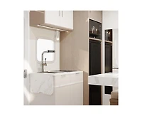 Casainc Single Handle Pull Out Kitchen Faucet With Touchless Sensor Three-function Mode Sprayer