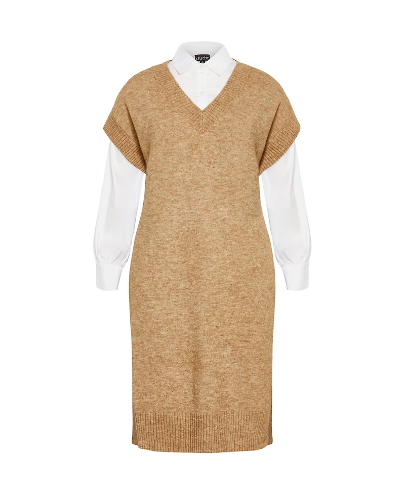 City Chic Plus Shereen Dress