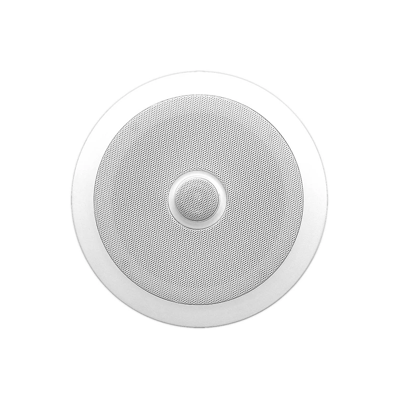 Pyle 8” In-Wall / In-Ceiling Speaker System - 2-Way Stereo Sound, Directable Titanium Dome Tweeter, Flush Mount