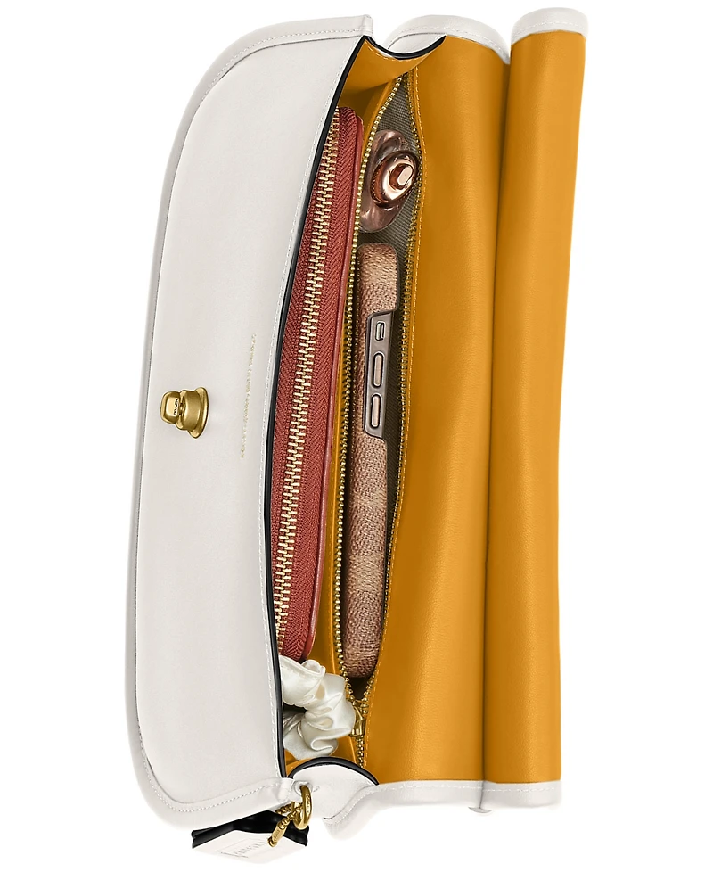 Coach Cashin Carry Small Leather Crescent Bag