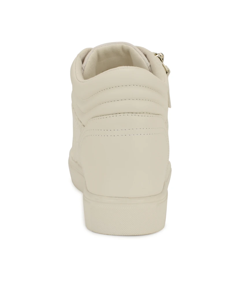 Nine West Women's Tons High Top Hidden Wedge Sneakers