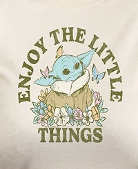 Hybrid Apparel Plus Star Wars Mandalorian Enjoy The Little Things Graphic Pullover Top