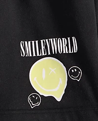 Grayson Threads Kids, The Label Big Boys Smiley Shorts