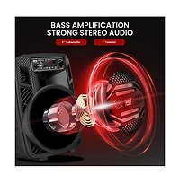 Pyle Portable Bluetooth Pa Speaker System