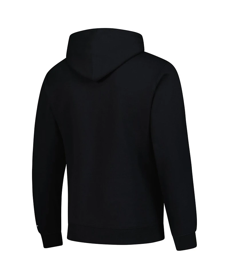 Starter Men's Black Detroit Lions Vintage Pullover Hoodie