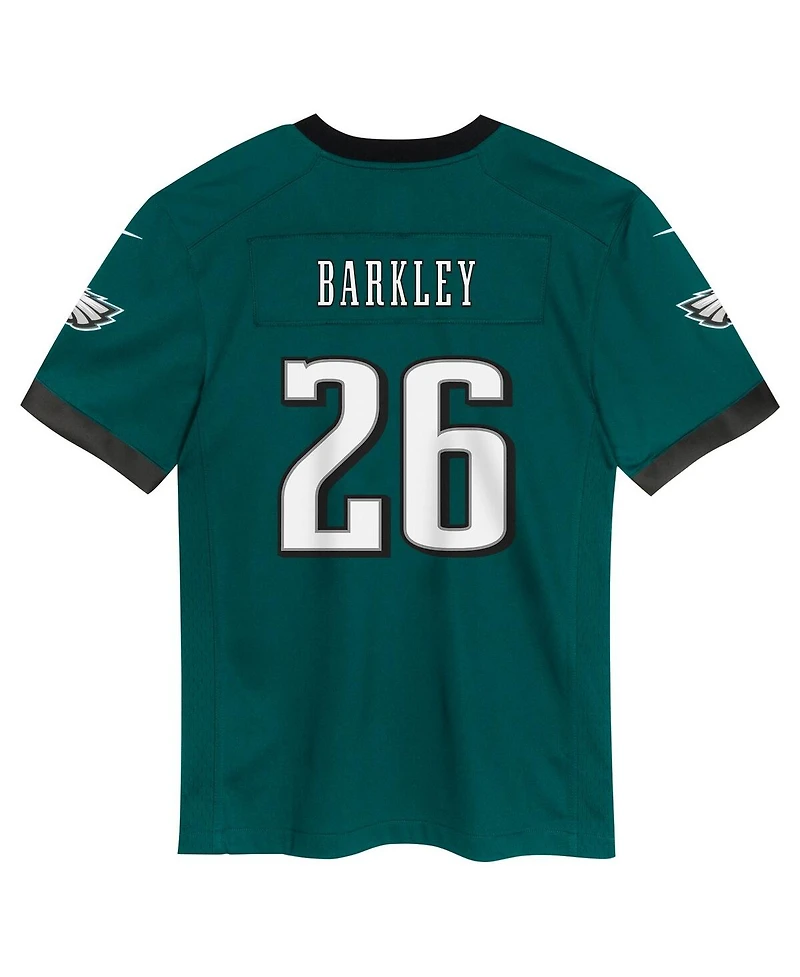 Nike Preschool Saquon Barkley Midnight Green Philadelphia Eagles Player Game Jersey