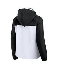 Fanatics Women's White Philadelphia Eagles Full-Zip Anorak Hoodie Jacket