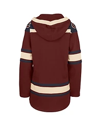 '47 Brand Women's Burgundy Colorado Avalanche Superior Lacer Pullover Hoodie