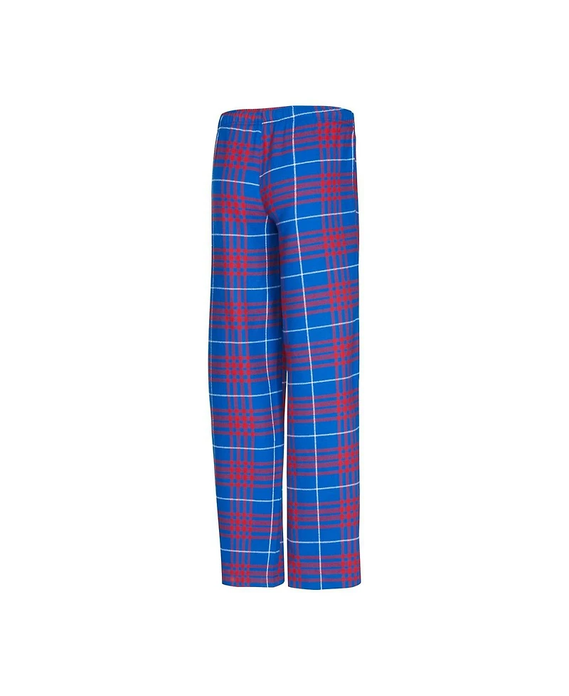 Concepts Sport Women's Blue/Red New York Rangers Vector T-Shirt Pants Sleep Set
