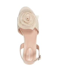 Bandolino Women's Marette Rosette Halter Dress Sandals