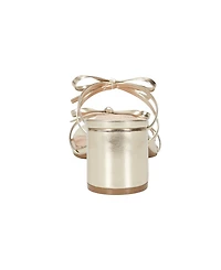 Bandolino Women's Margil Strappy Bow Block Heel Sandals