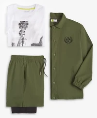 Epic Threads Little Big Boys Pickleball Club Coach Jacket Los Angeles Graphic T Shirt Layered Look Shorts Exclusively At Macys