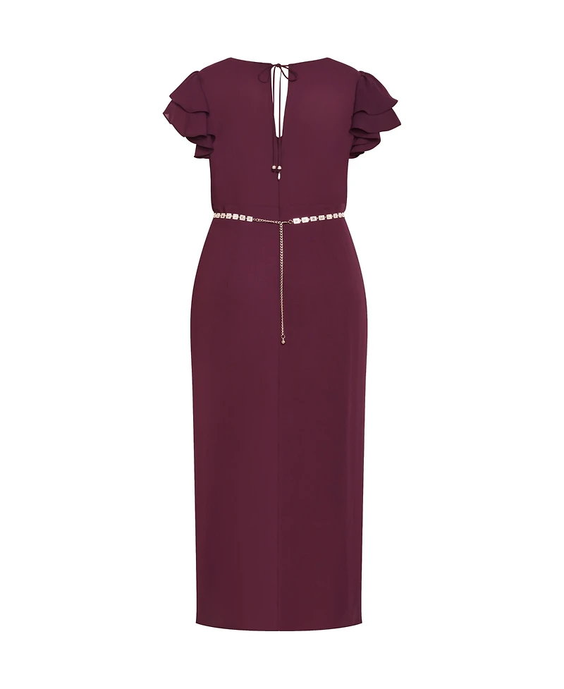 City Chic Plus Enya Maxi Dress
