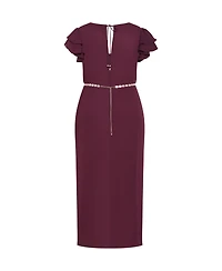 City Chic Plus Enya Maxi Dress