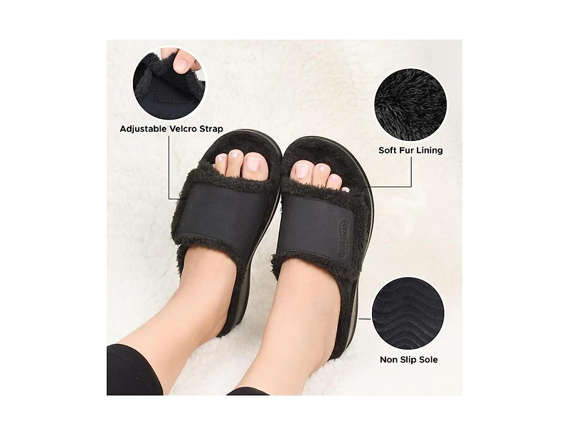 Aerothotic - Hadley Cozy Faux Fur Slipper