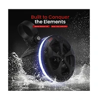 Pyle 4” Waterproof Off-Road Speakers, 800 Watt, Rgb Lights, Remote Control (2 Pairs)