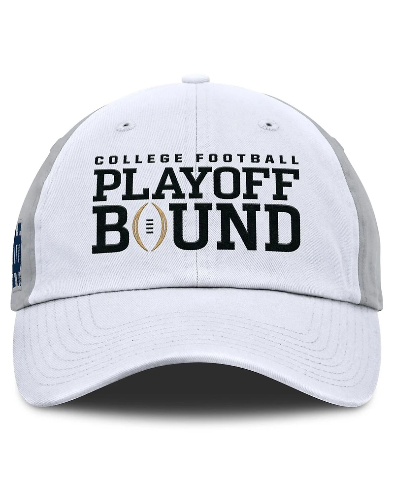 Nike Men's and Women's White/Gray Notre Dame Fighting Irish 2024 College Football Playoff Club Adjustable Hat
