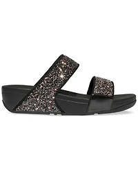 FitFlop Women's Lulu Multi-Tonal Glitter Wedge Sandals