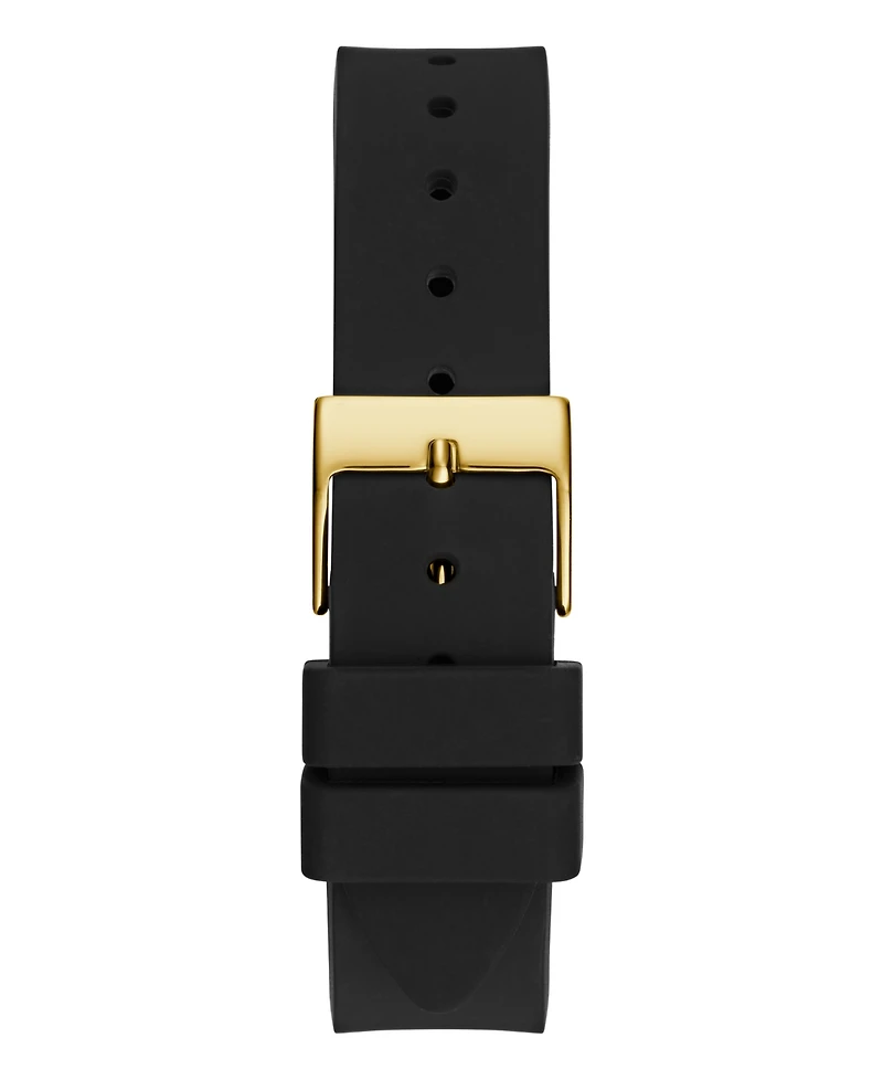 Guess Women's Analog Black Silicone Watch, 32mm
