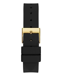 Guess Women's Analog Black Silicone Watch, 32mm