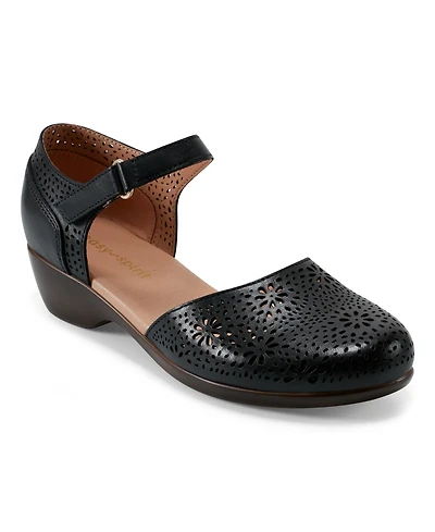 Easy Spirit Women's Denita Two-Piece Mary Jane Flats