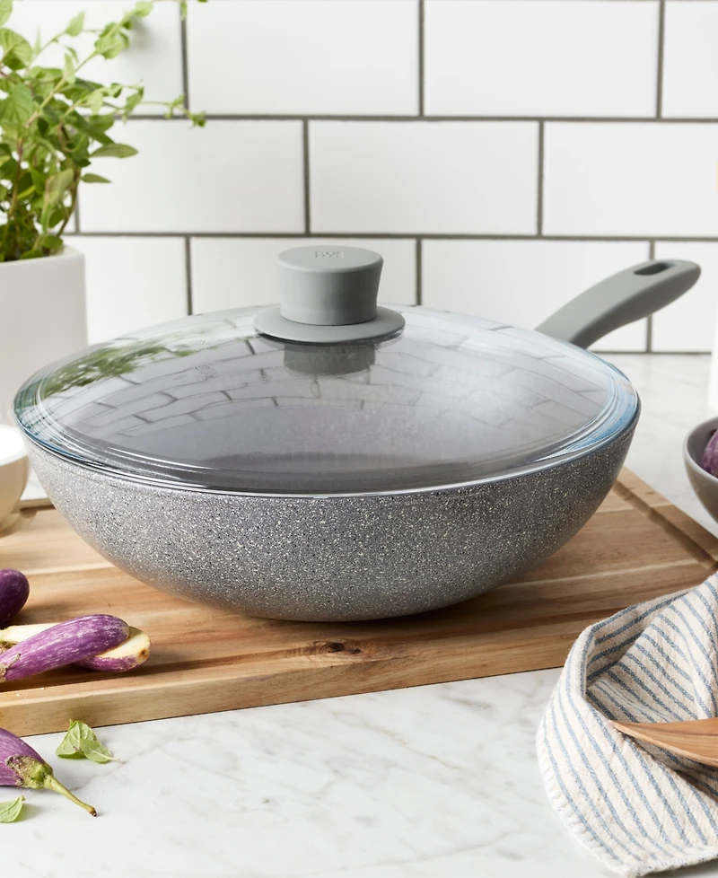 Zwilling Parma Plus Aluminum Nonstick 11" Wok with Lid