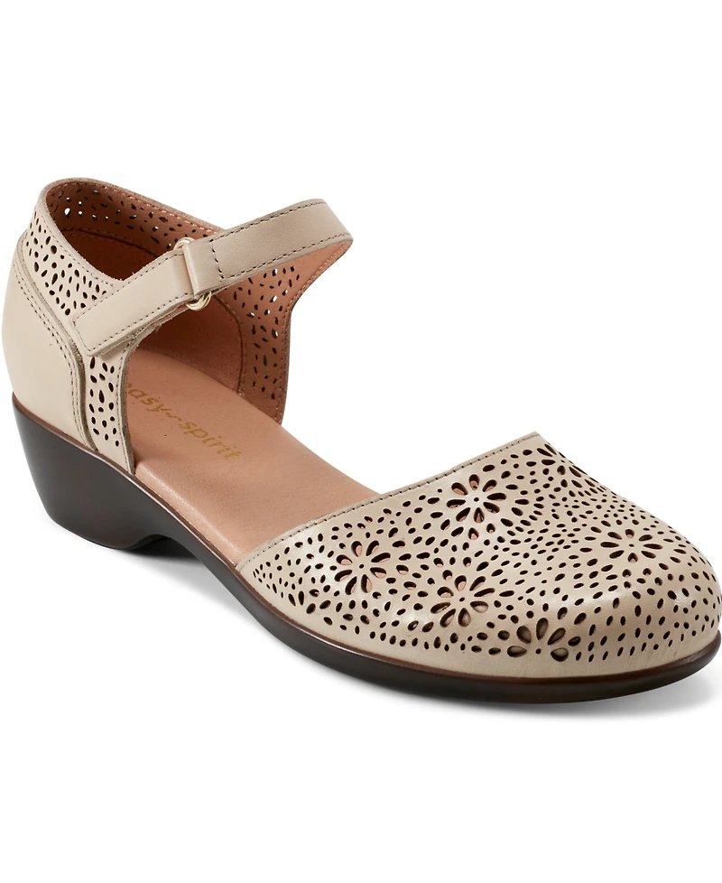 Easy Spirit Women's Denita Two-Piece Mary Jane Flats