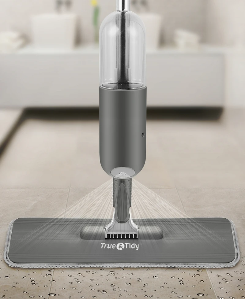 True & Tidy Spray-250 Reusable Spray Mop with Refillable Bottle