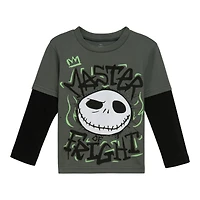 Nightmare Before Christmas Toddler Boys Disney T-Shirt and Fleece Pants