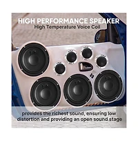 Pyle 6.5" Three-Way Component Car Speaker System Kit