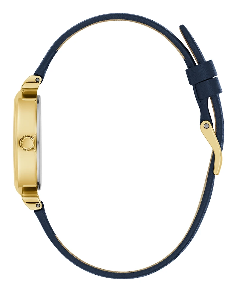 Guess Women's Analog Genuine Leather Watch