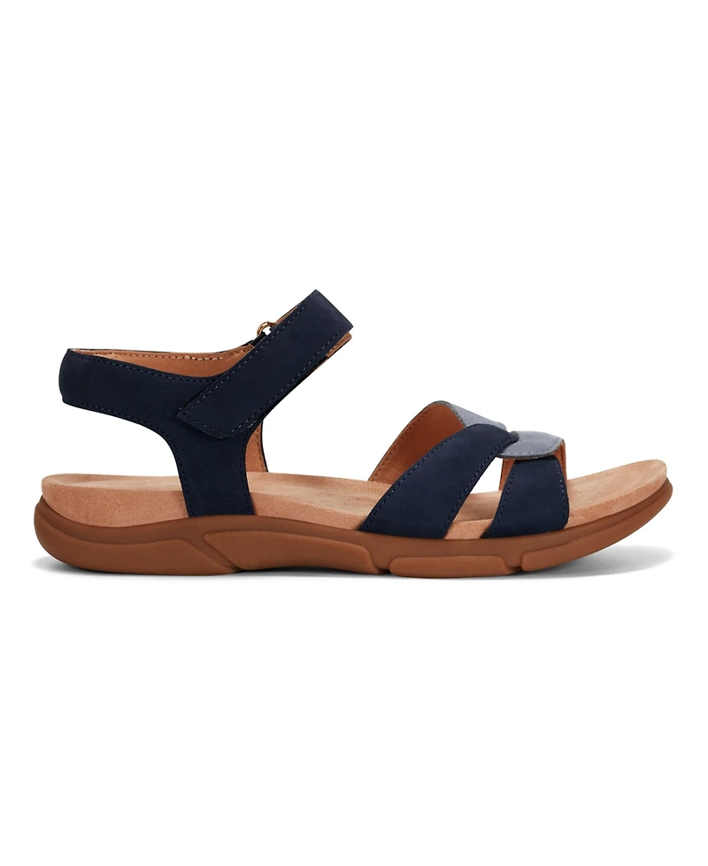 Easy Spirit Women's Marian Strappy Flat Sandals