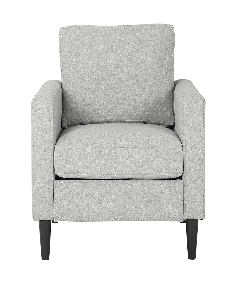 Lumisource 33" Wood Wendy Contemporary Arm Chair