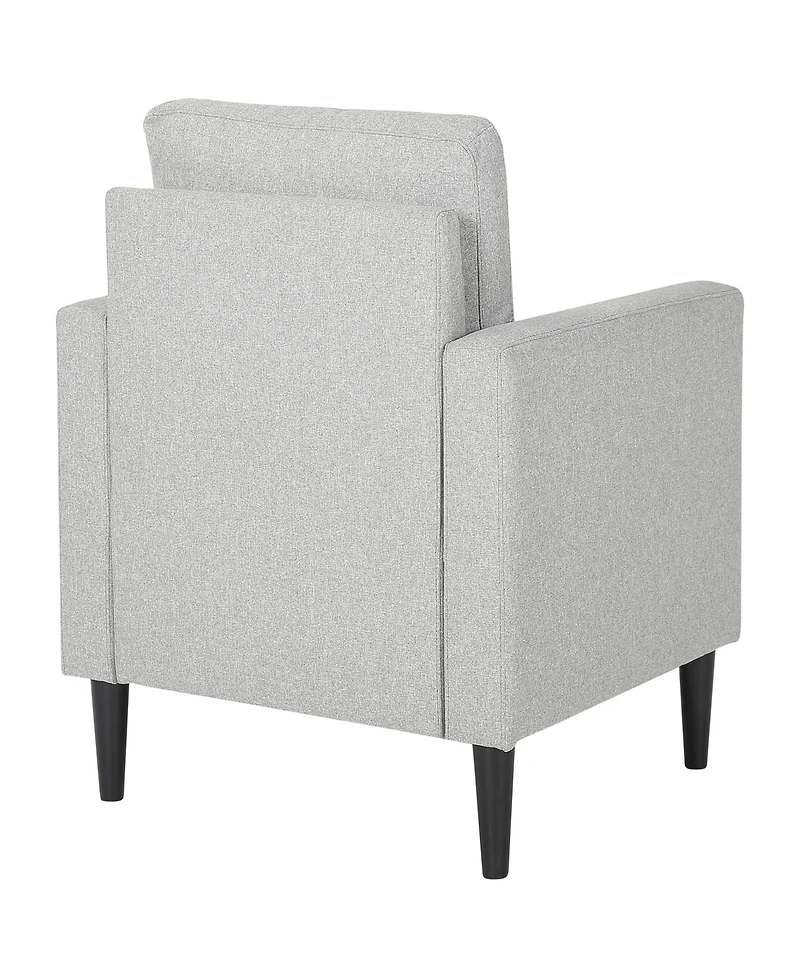 Lumisource 33" Wood Wendy Contemporary Arm Chair