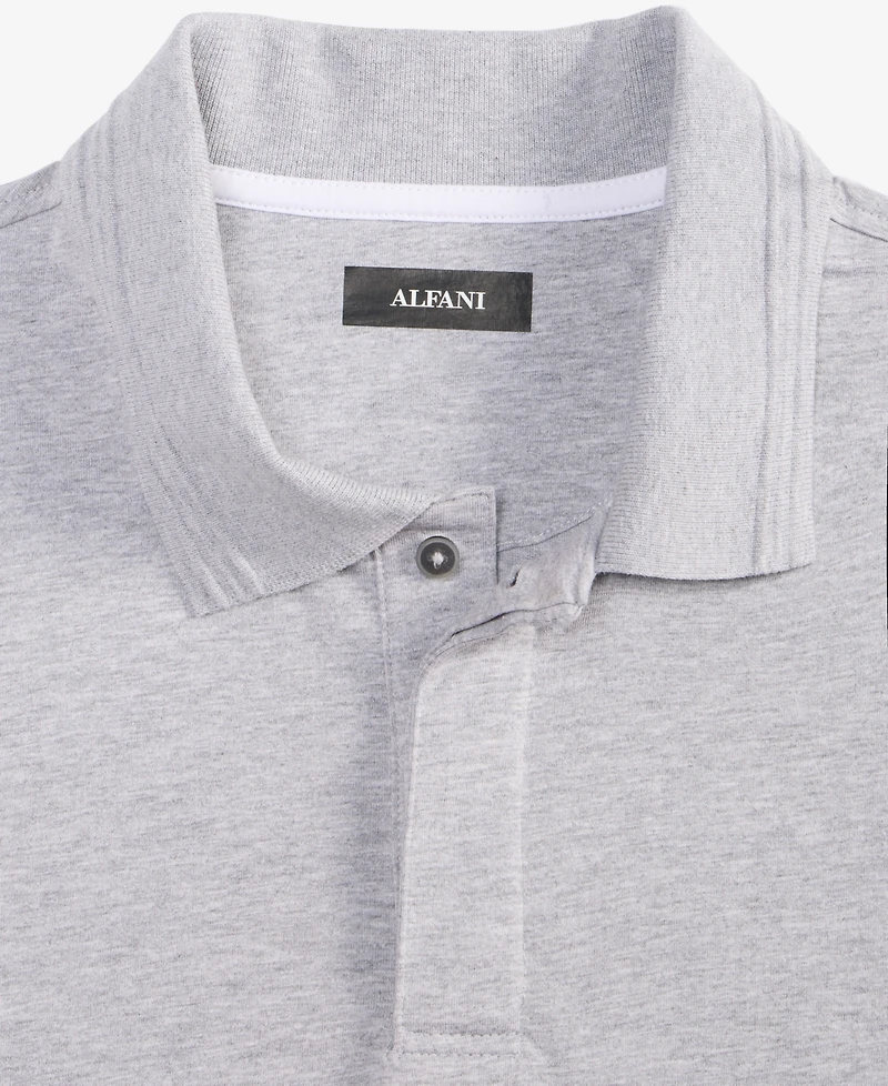 Alfani Men's Regular-Fit Mercerized Polo Shirt, Created for Macy's