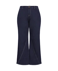 City Chic Plus Harley Kyla Wide Leg Jean