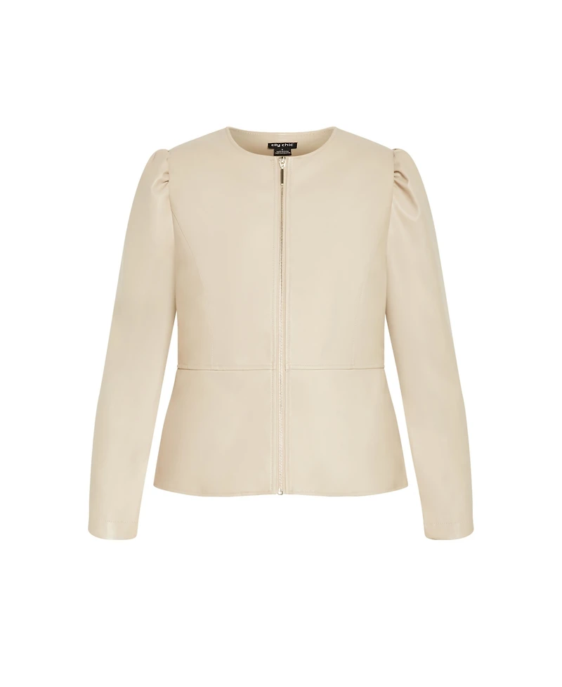City Chic Plus Mysteria Jacket