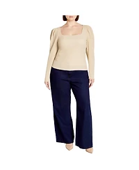 City Chic Plus Mysteria Top