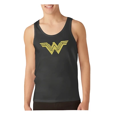 Batman V Superman Mens Clean Line Logo Adult Tank Top