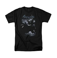 Batman Men's Arkham Origins Out Of The Shadows Short Sleeve Adult Tee / T-Shirt