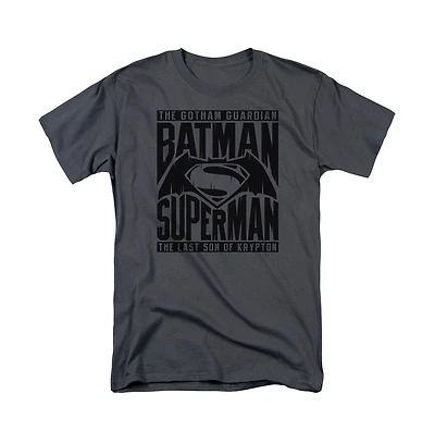 Batman V Superman Mens Title Fight Short Sleeve Adult Tee / T-Shirt