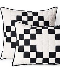 Lands' End Irish Chain Quilt Sham