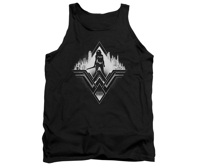 Batman V Superman Mens City Warrior Adult Tank Top