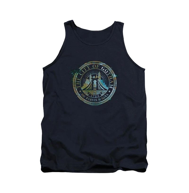 Batman Mens City Of Gotham Adult Tank Top