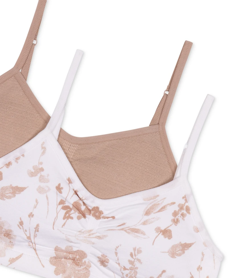 Maidenform Big Girls Seamless Ruched Crop Bras