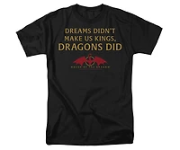 House Of The Dragon Men's Not Dreams Short Sleeve Adult Tee / T-Shirt