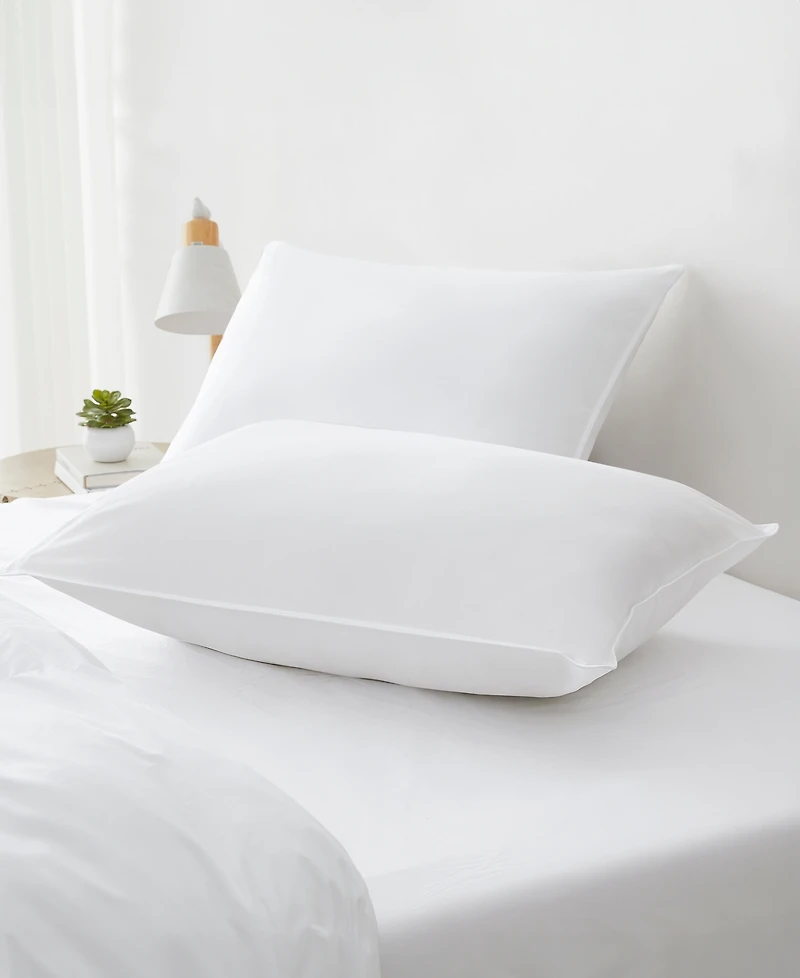 Dream Naturally 400 Thread Count Primaloft Down Alternative Medium Density Pillow, King