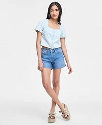 Levi's Women's Mid-Rise A-Line Denim Shorts