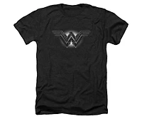 Batman V Superman Mens Glow Emblem Adult Heather Tee / T-Shirt