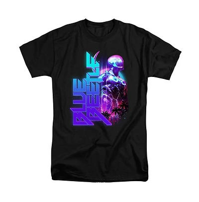 Blue Beetle Men's Lightning Short Sleeve Adult Tee / T-Shirt